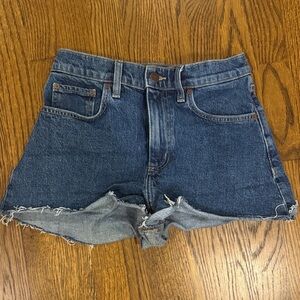 Denim Forum Dark Blue Jean Shorts